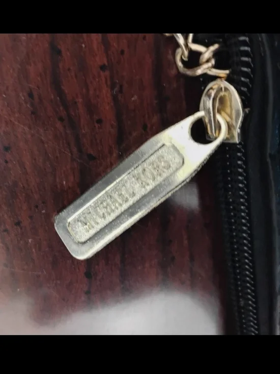 Michael Kors Black Leather Change Wallaey with Gold-Tone Hardware - Picture 2 of 3